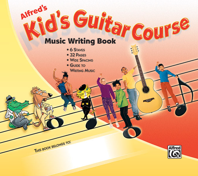 Alfreds Kids Guitar Course Manuscript Book