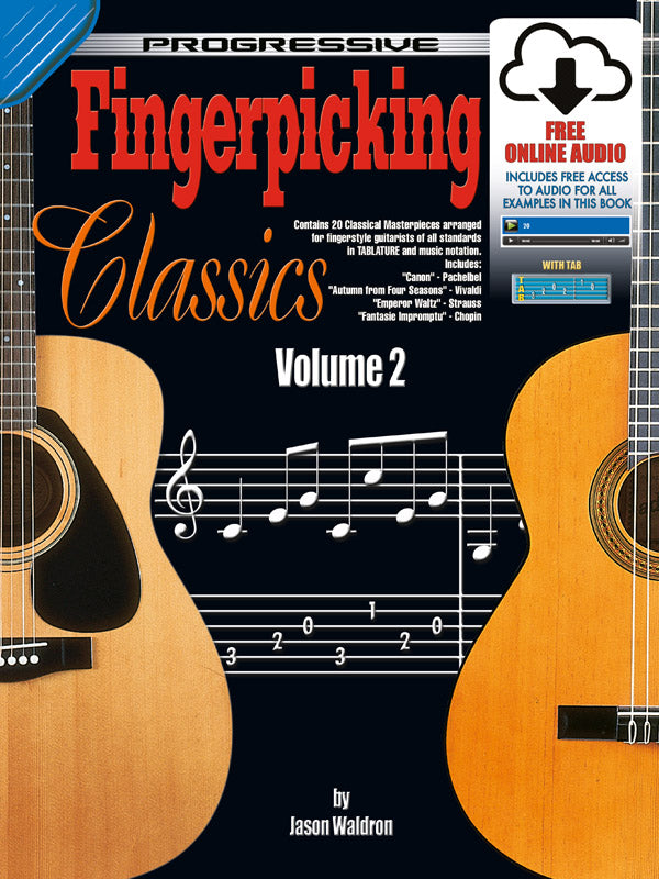 Progressive Fingerpicking Classics Volume 2 Bk/OLA