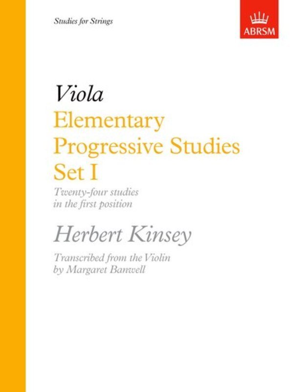 Elementary Progressive Studies Set I for Viola