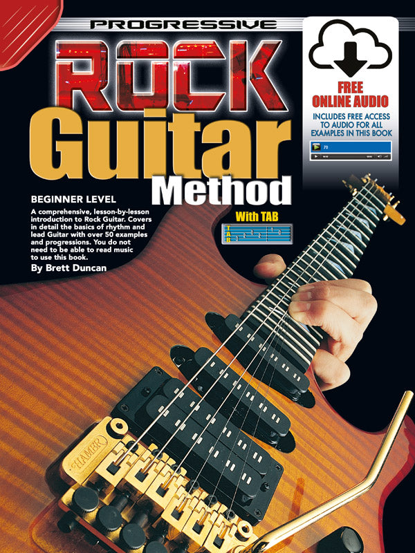 Progressive Rock Guitar Method Book/OA