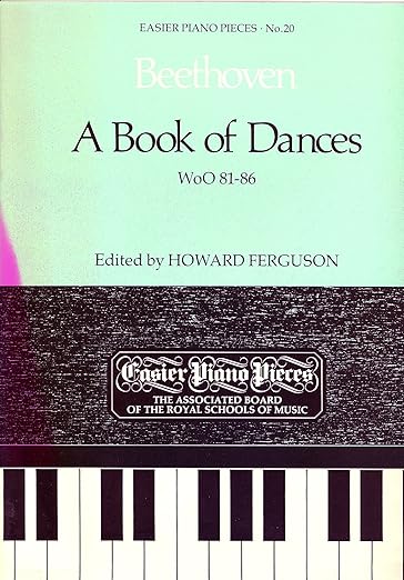 Beethoven A Book of Dances WoO 81-86 Piano