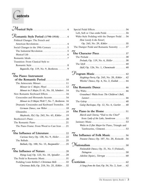 The Romantic Spirit 1790-1910 Book 1 Book/CD