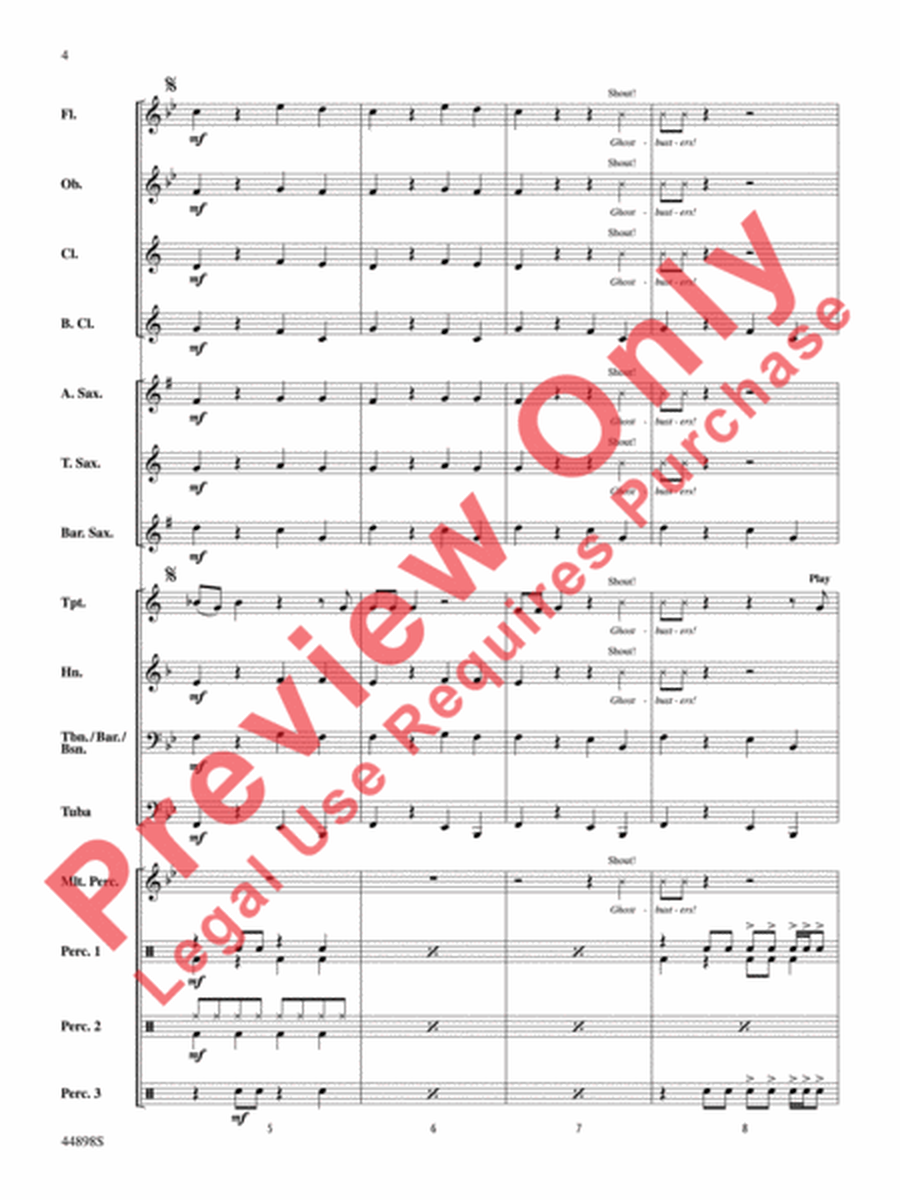 Ghostbusters Theme CB Grade 1 Parker, Ray