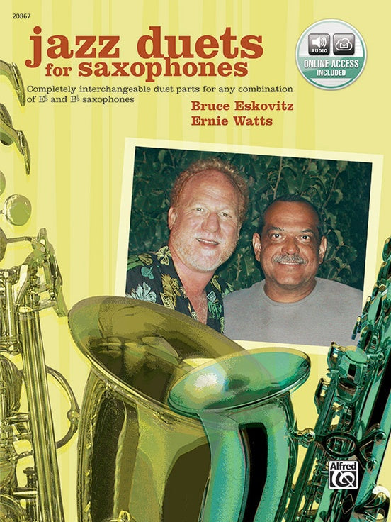 Jazz Duets for Saxophones Book/OLA