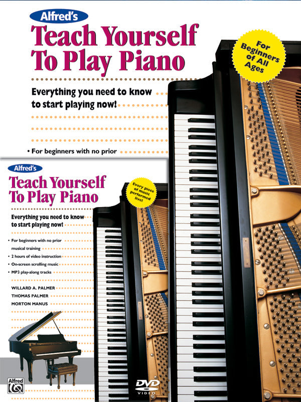 Alfred's Teach Yourself to Play Piano Book/DVD