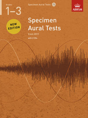 ABRSM Specimen Aural Tests Grade 1-3 Book/CD