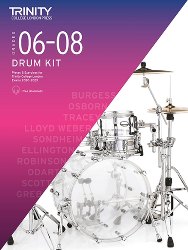 Trinity Drum Kit from 2020 Grades 6-8