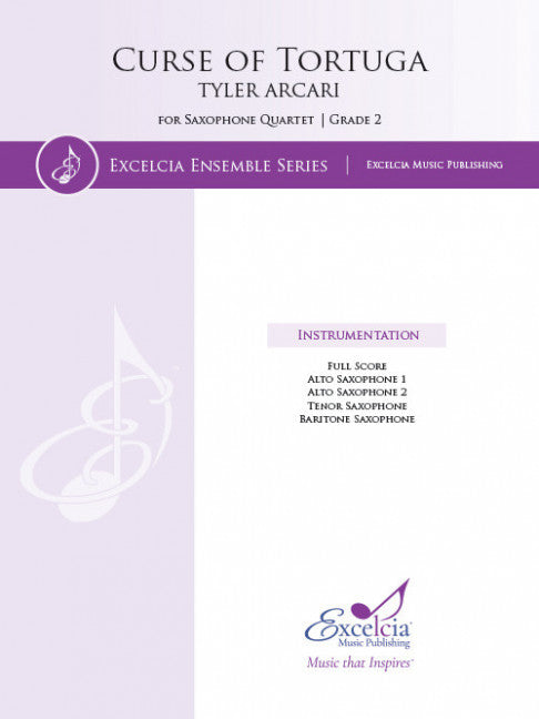Curse of Tortuga for Saxophone Quartet Grade 2