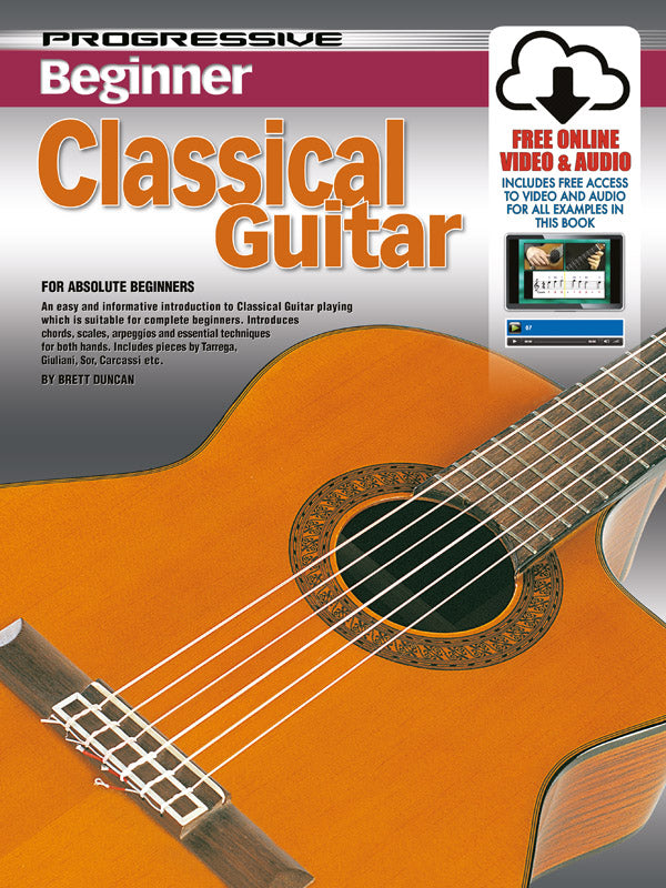 Progressive Beginner Classical Guitar Bk/OA