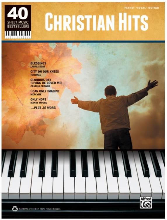 40 Sheet Music Bestsellers Christian Hits PVG