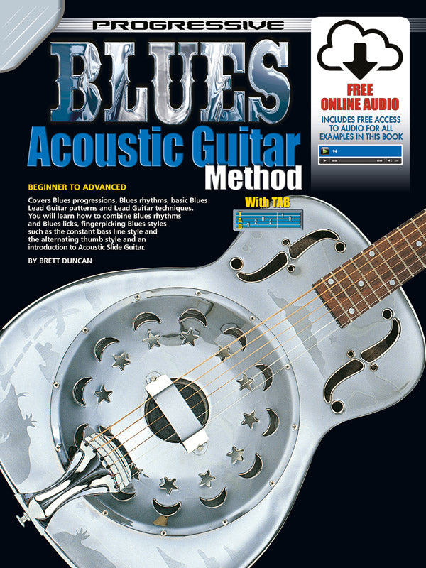 Progressive Blues Acoustic Guitar Method Bk/OA