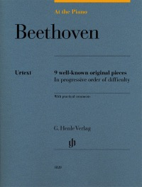 Beethoven - At the Piano, 9 Well-Known Original Pieces - Piano Henle HN1820