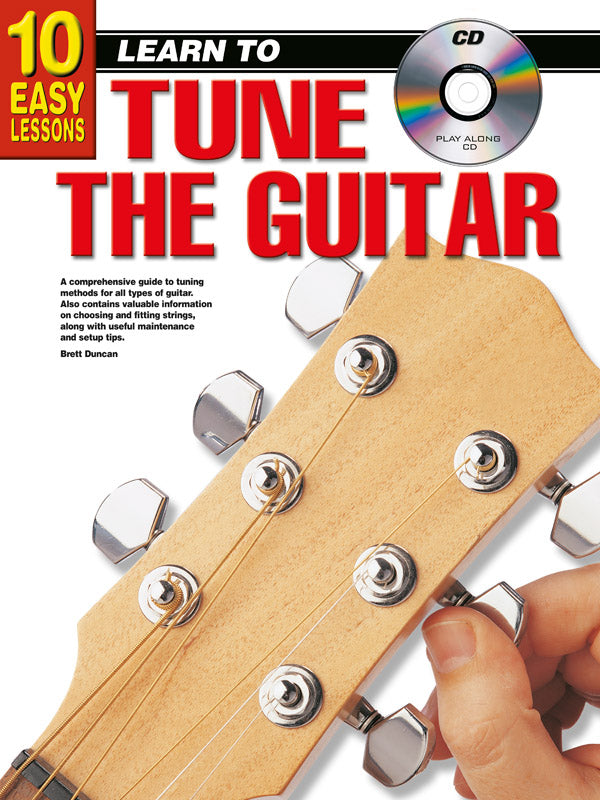 10 Easy Lessons Learn To Play How to Tune the Guitar Book/CD