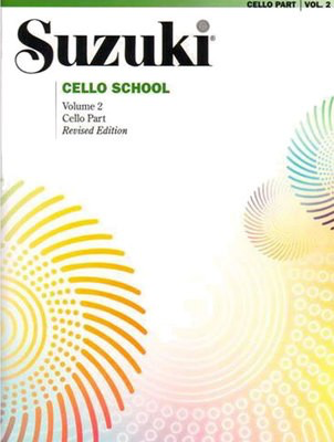 Suzuki Cello School Book/Volume 2 - Cello Book Only, No CD International Edition Summy Birchard 0481S