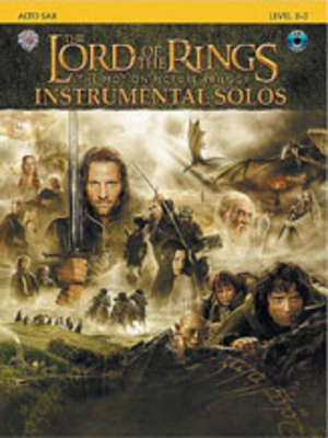 Lord of the Rings Inst Solos Alto Sax Bk/CD
