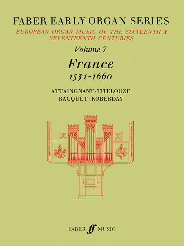 FABER EARLY ORGAN SERIES - VOLUME 7 (FRANCE) - Faber 0571507778