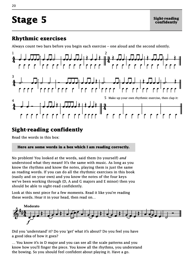 Improve Your Sight Reading Violin Grade 2