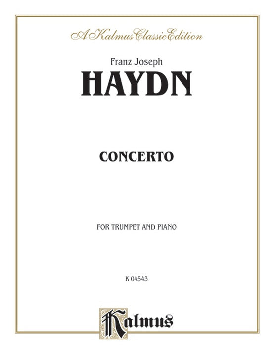 Trumpet Concerto - Trumpet/Piano - Haydn
