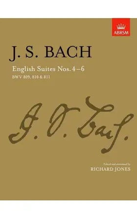 Bach English Suites No 4-6 BWV 809-11 Piano