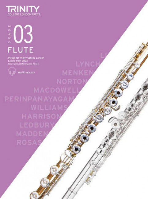 Trinity Flute Exam Pieces from 2023 Gr 3 Sc/Pt