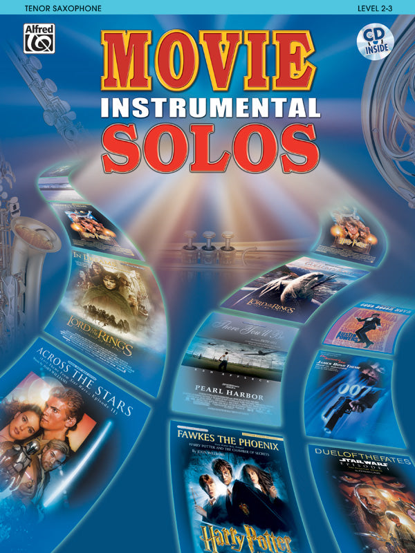 Movie Inst Solos Tenor Sax Bk/CD