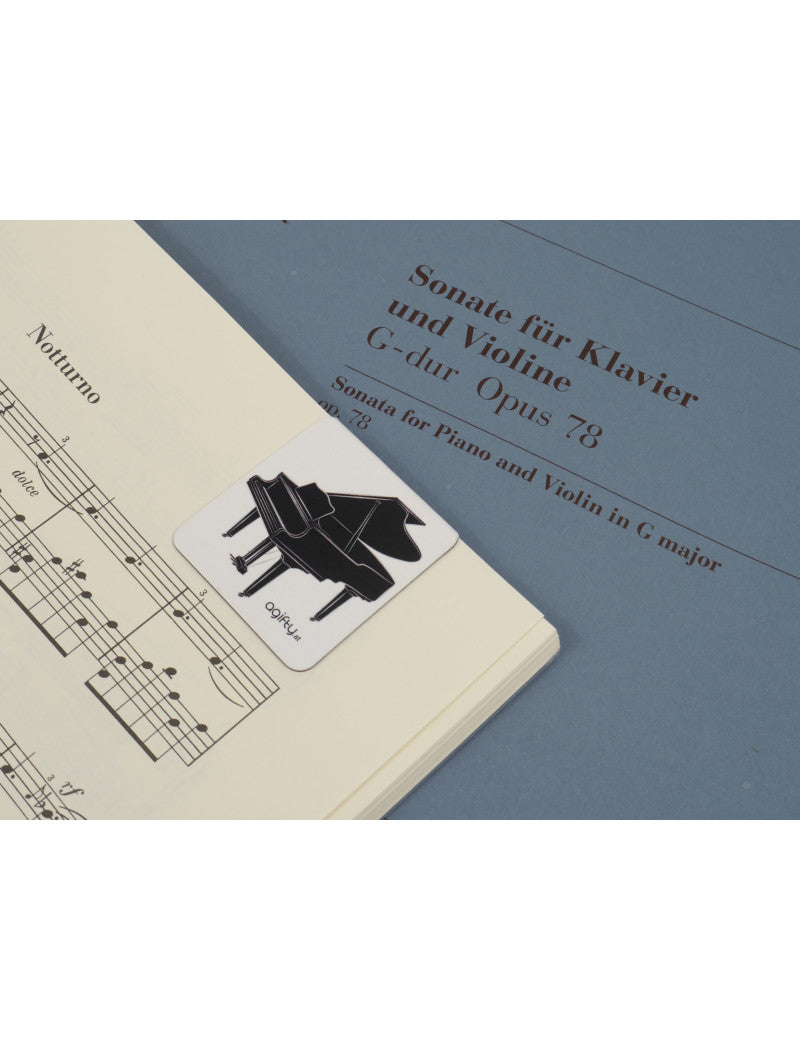 Magnetic Grand Piano Bookmarks
