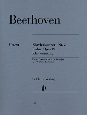 Beethoven - Concerto #2 Op19 in Bbmaj - 2 Pianos 4 Hands Henle HN434