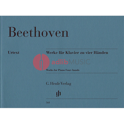 Beethoven - Works for Piano Four-Hands -2 Pianos 4 Hands Henle HN568