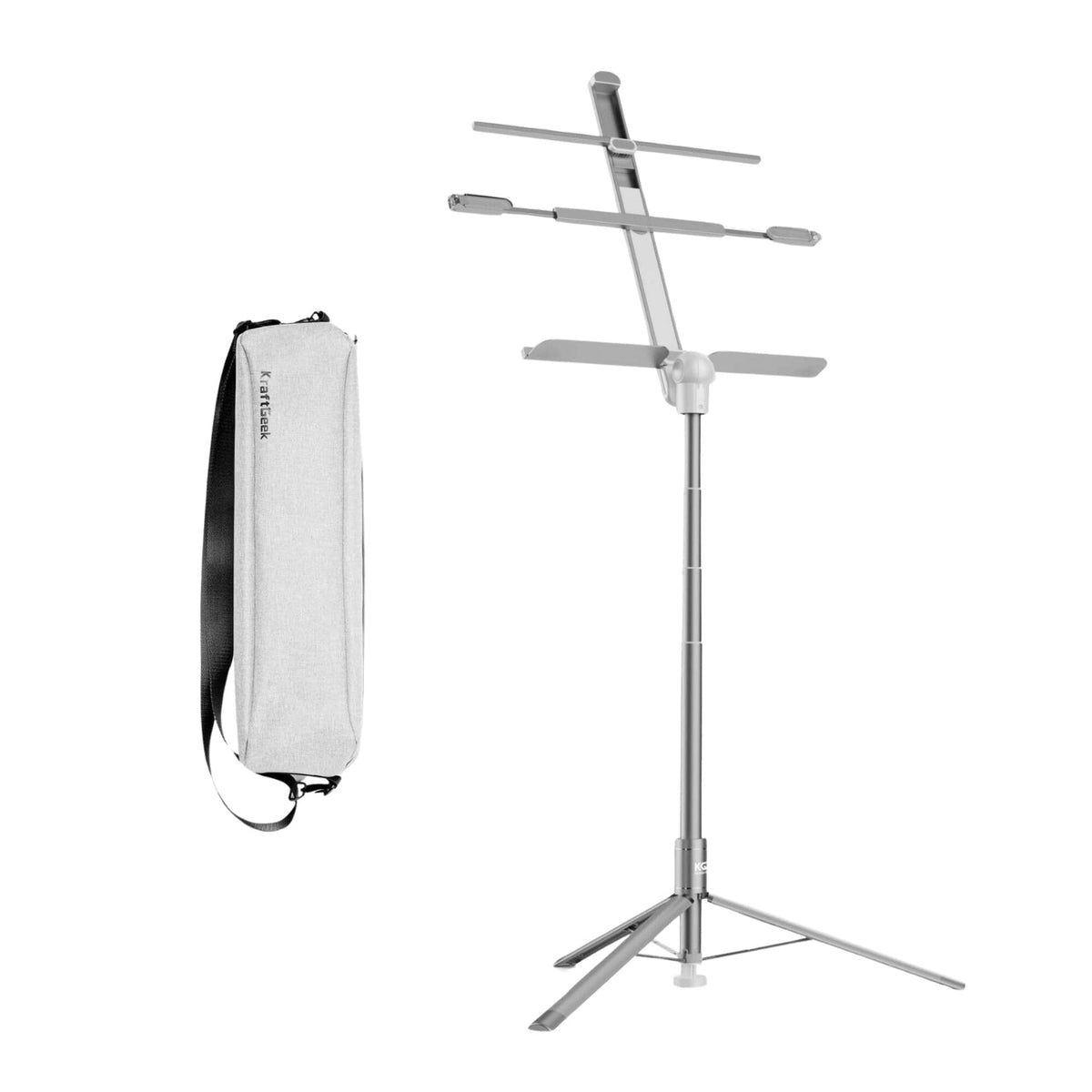 KraftGeek Capsule Music Stand Concerto Combo White