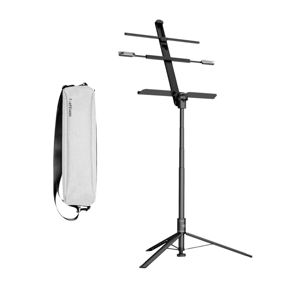 KraftGeek Capsule Music Stand Concerto Combo Black