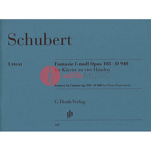 Fantasy in F minor Op 103 D 940 Piano 4 Hands