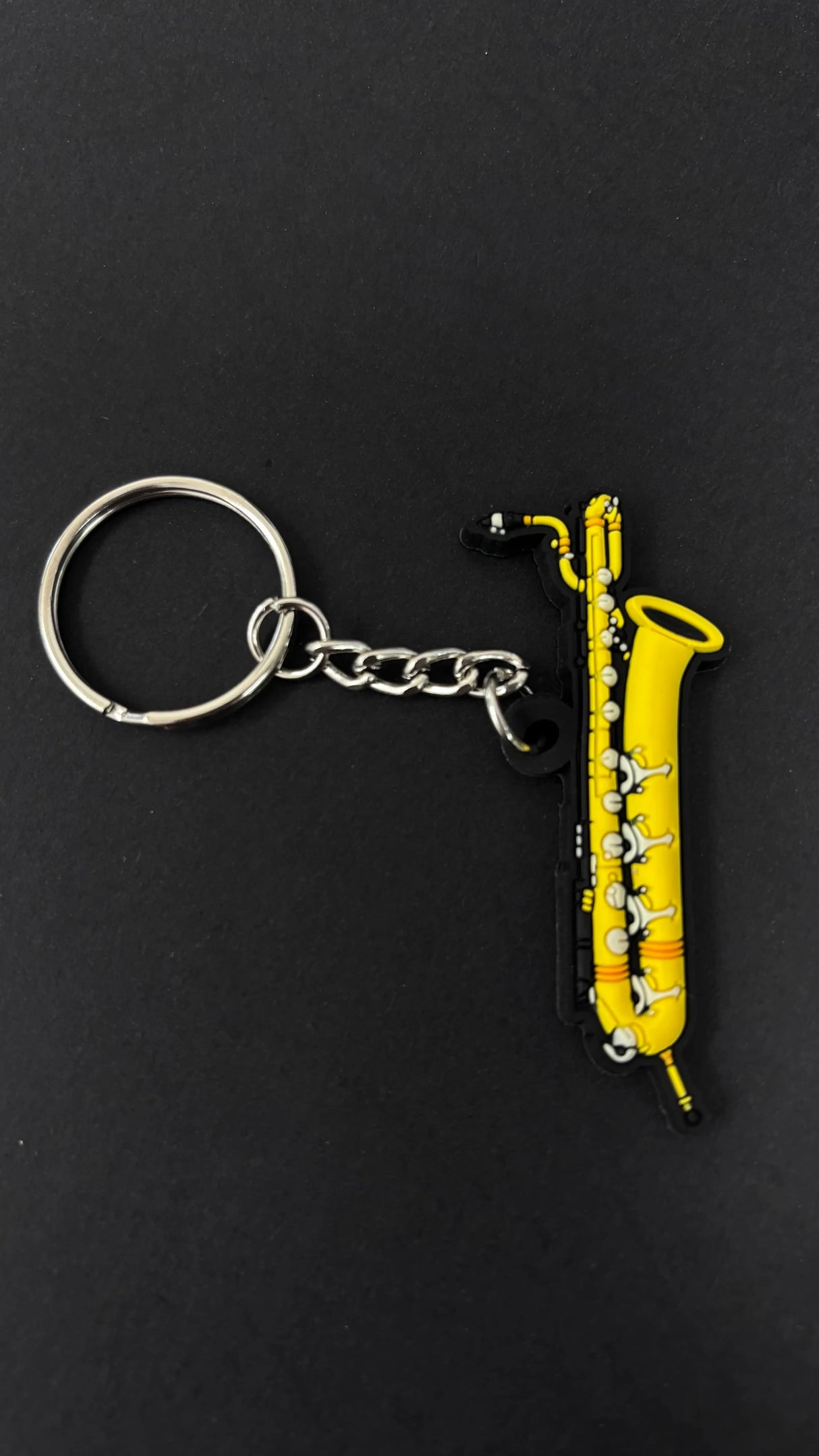 Musician Designer Baritone Saxophone Keyring