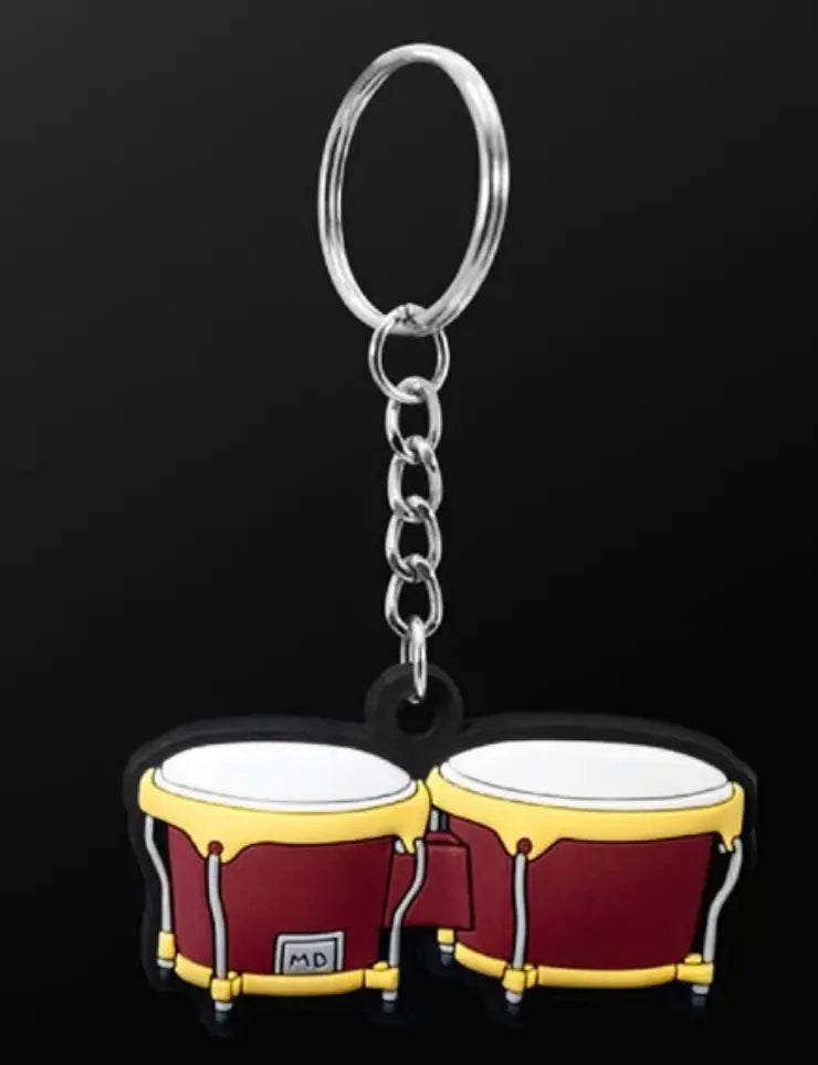 Musician Designer Bongo Brown Keyring