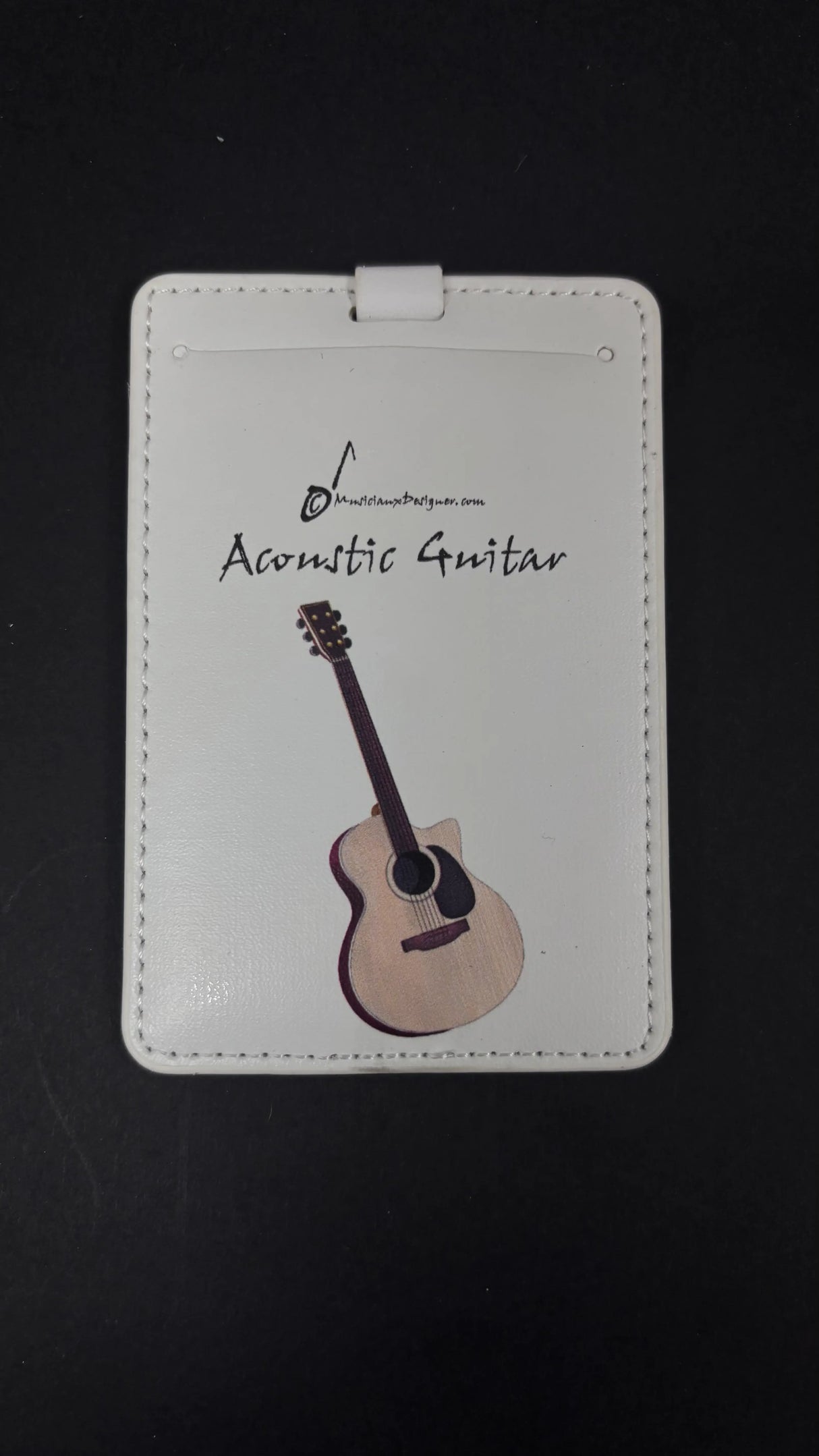 Musician Designer Guitar Luggage Tag