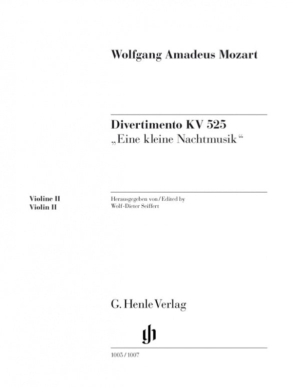 Divertimento K 525 Violin 2