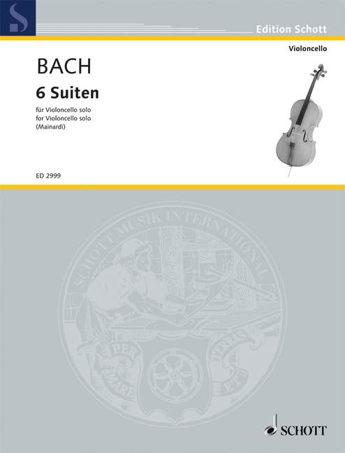 Bach Six Suites For Cello BWV 1007-1012