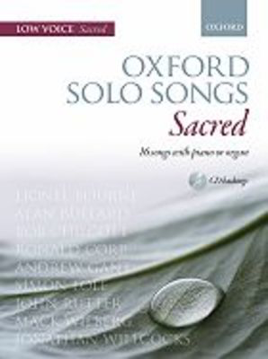 Oxford Solo Songs Sacred Low Voice Book/CD