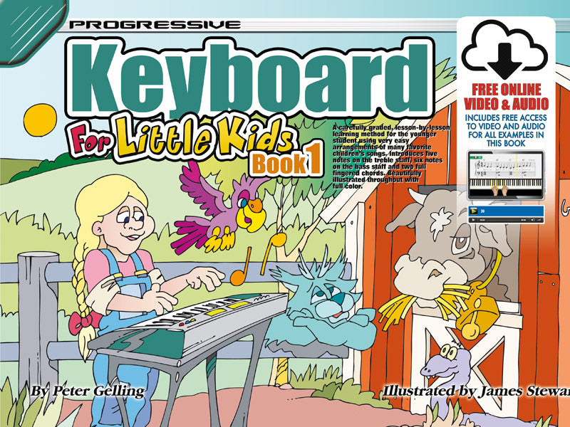Progressive Keyboard Method for Little Kids Bk1 Pack