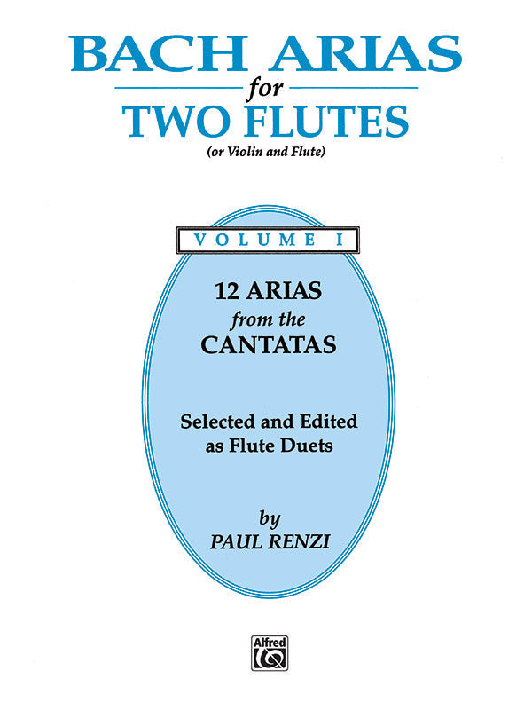 Bach Arias for Two Flutes Volume 1