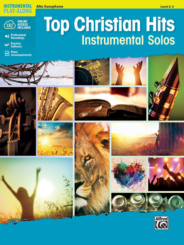Top Christian Hits Instrumental Solos Alto Sax Book/CD - Various Alfred 46789