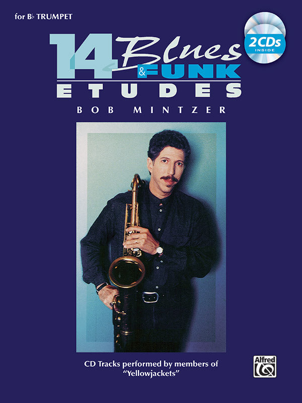 14 Blues & Funk Etudes B Flat Trumpet Book/2Cds