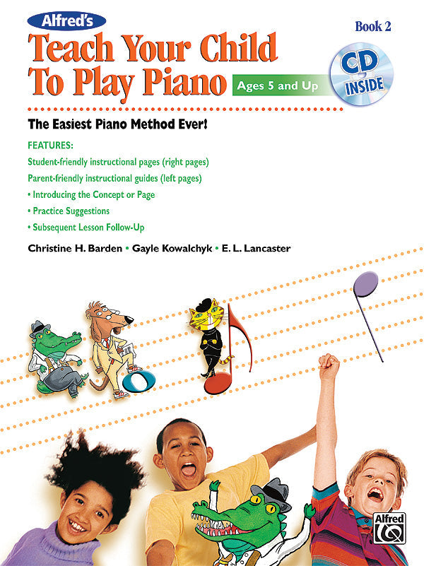 Teach Your Child to Play Piano Book 2 Book/CD