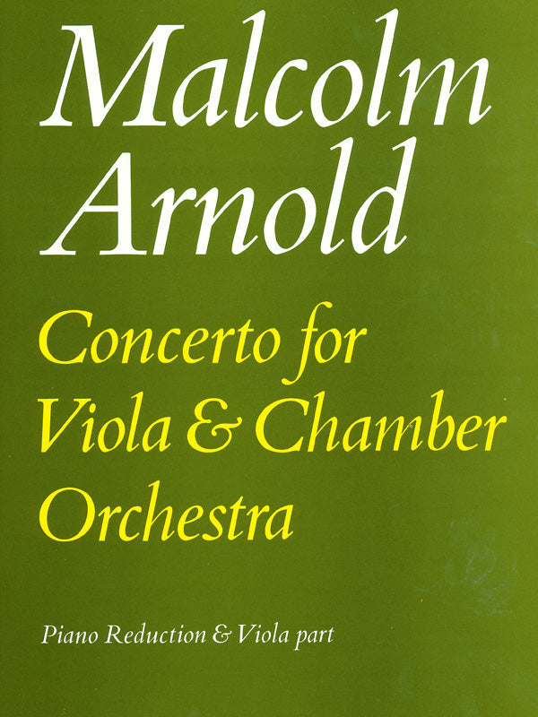 Viola Concerto - Malcolm Arnold w/ Piano Accompaniment