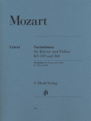 Variations for Piano and Violin K 359 and 360
