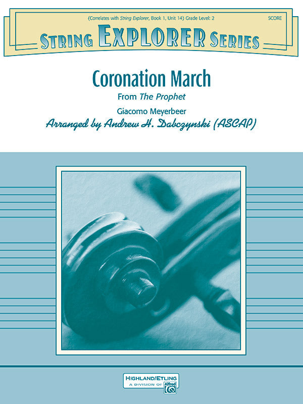 CORONATION MARCH FROM THE PROPHET SO GR2 MEYERBEER GIACOMO