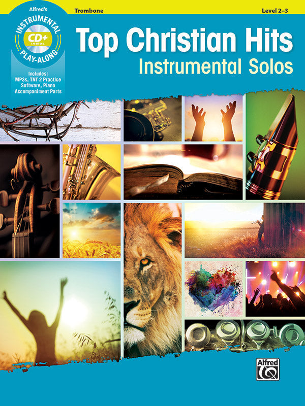 Top Christian Hits Instrumental Solos Trombone Book/CD - Various Alfred 46801