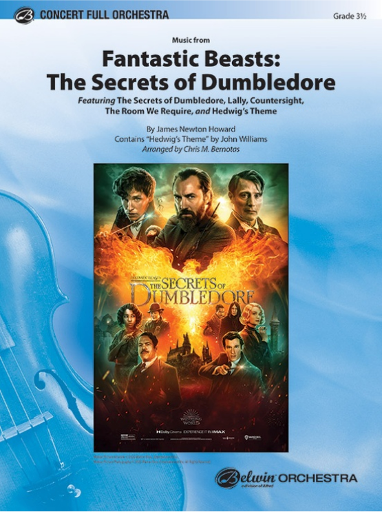 Music from Fantastic Beasts: The Secrets of Dumbledore SO Gr 3.5 Howard James Newton Bernotas Chris