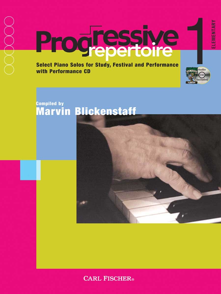 Progressive Repertoire 1- Piano Solo Book/CD - Various Blickenstaff Marvin Carl Fischer PL1207