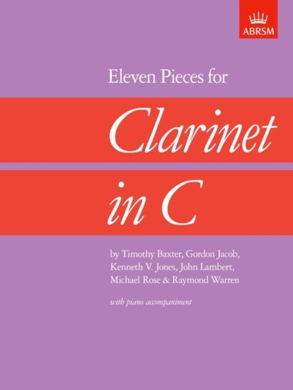Eleven Pieces for Clarinet in C Clarinet/Piano