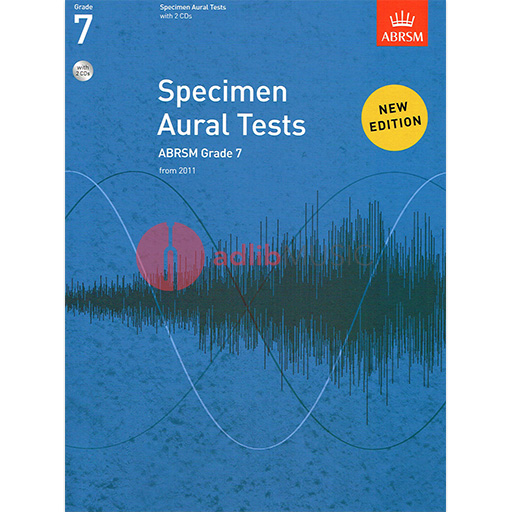 ABRSM Specimen Aural Tests Grade 7 Book/CD